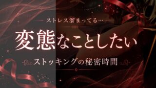 「ストレス溜まってる…変態なことしたい」2回目のストッキングプレイ